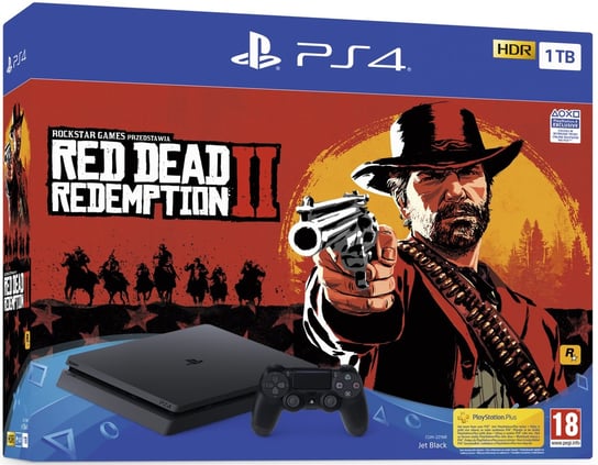Konsola SONY Playstation 4, 1 TB + Read Dead Redemption 2 Sony Interactive Entertainment