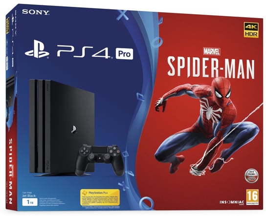 Konsola SONY PlayStation 4 Pro, 1 TB + Marvel's Spider-Man Sony Interactive Entertainment