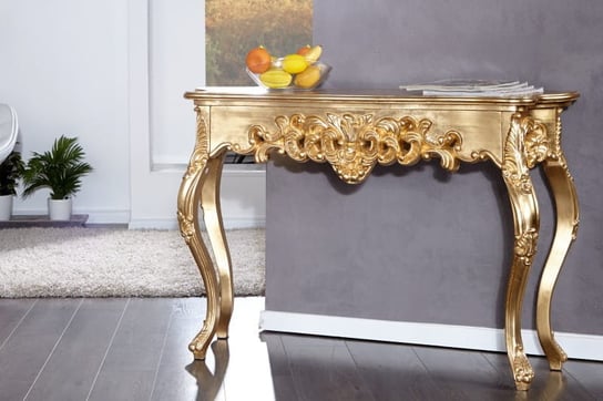 Konsola Venezia Ornament Gold 110cm (Z15633) Invicta Interior