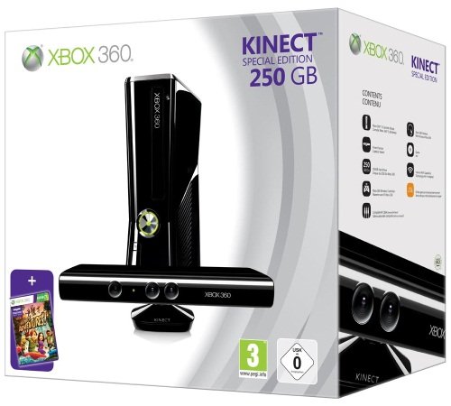 Konsola Xbox 360 S 250GB + Kinect + Kinect Adventures! Microsoft
