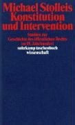 Konstitution und Intervention Stolleis Michael