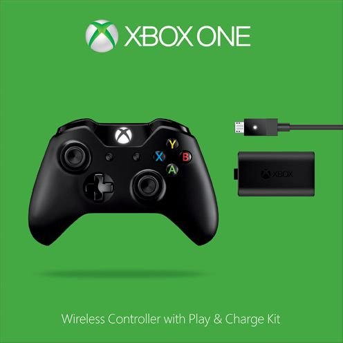 Kontroler bezprzewodowy do Xbox One MICROSOFT + zestaw Play & Charge Microsoft