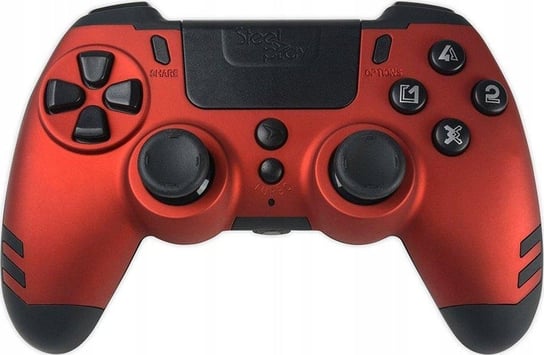 Kontroler bezprzewodowy STEELPLAY Slimpack Red do konsoli PS4/PC SteelPlay