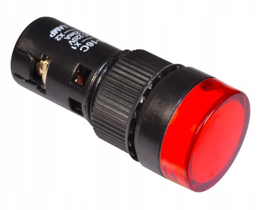 Kontrolka sygnalizacyjna 16mm LED APT 230V czerwona Veoz