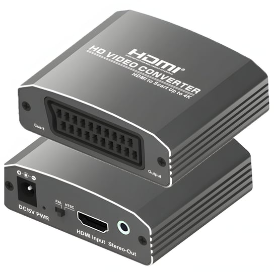 Konwerter Adapter HDMI 1080P 50Hz/60Hz na SCART Novaza Tech