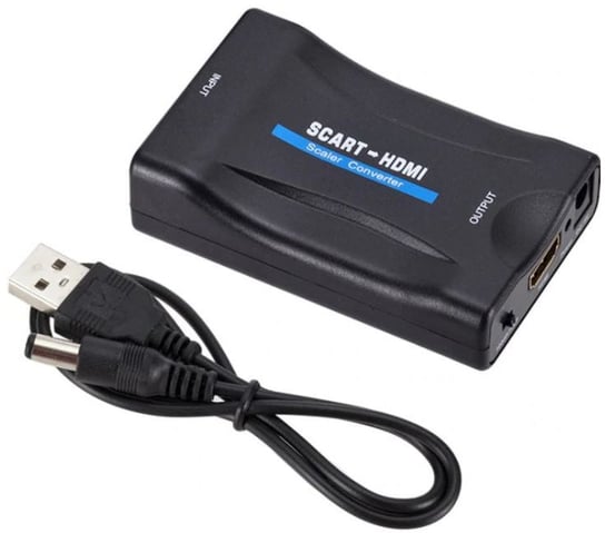 Konwerter adapter obrazu dźwięku euro SCART – HDMI Inny producent