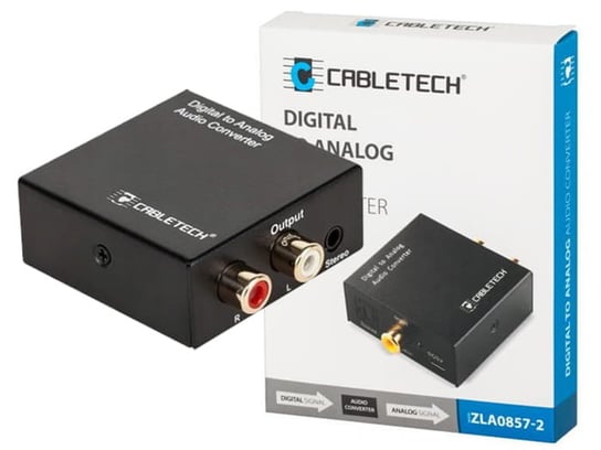 Konwerter dźwięku cyfrowego na analogowy ZLA0857-2 Cabletech