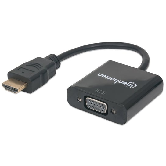 Konwerter HDMI/VGA Manhattan M/F 1080p zasilanie Micro USB Manhattan