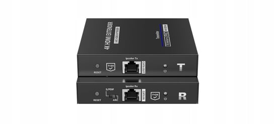 Konwerter Ipcolor HDMI na LAN 4K@60Hz Spacetronik IP SPH-676P PoC Zestaw Spacetronik