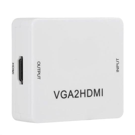 Konwerter kablowy Cuque Mini konwerter VGA na HDMI 1080P Adapter VGA2HDMI do laptopa DVD na Inny producent