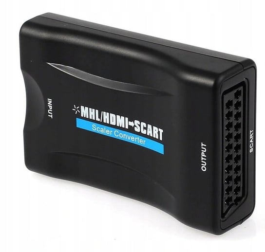 Konwerter Obrazu Dźwięku Adapter HDMI do Scart Frahs