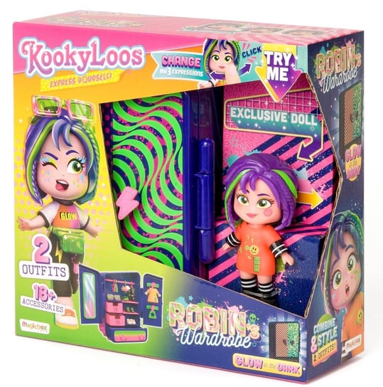 KookyLoos, zestaw Szafa Robin Robin's Wardrobe Magic Box Toys Polska Sp. z o.o.