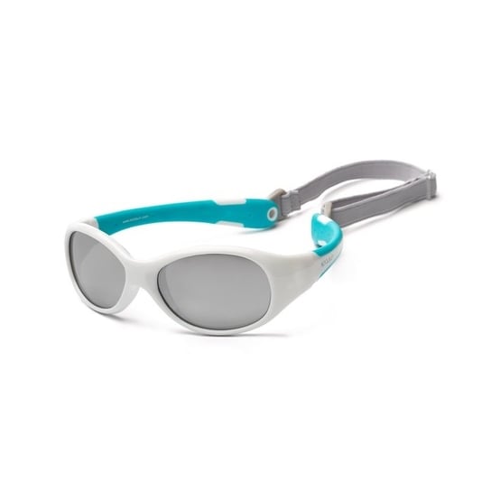 Koolsun, Flex, okulary przeciwsłoneczne White Aqua, 3-6 lat 
