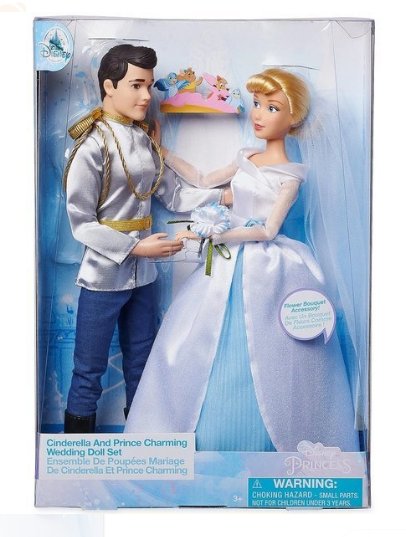 Kopciuszek, zestaw lalek Czarujące wesele Disney