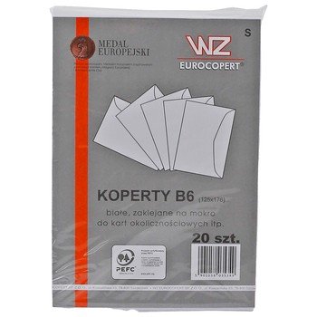 Koperta B-6 Offset 80 G, Couvertic, F-20 WZ EUROCOPERT