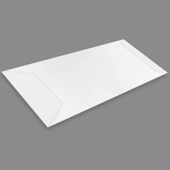 Koperta DL ozdobna biała (110x220mm) Otwierana po krótszym boku 62740 Forum Design Cards