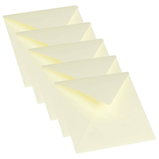 Koperta do kartki kremowa 15x15 - Rzeczy z papieru - 5szt Rzeczy z Papieru