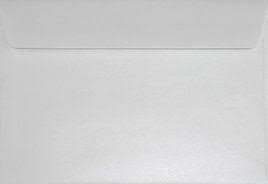 Koperta ozdobna, C5 perłowa biała, 162x229/10 sztuk ENPAP
