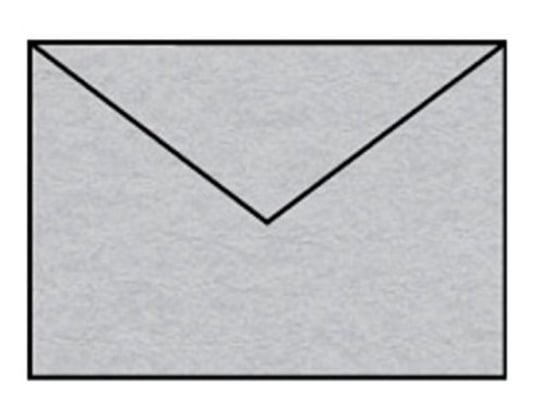 Koperta papierowa w linie C6 – srebrna (5 szt.) Inna marka