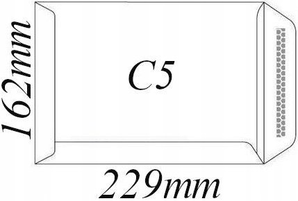 Koperta samoklejąca, C5, biała A&G