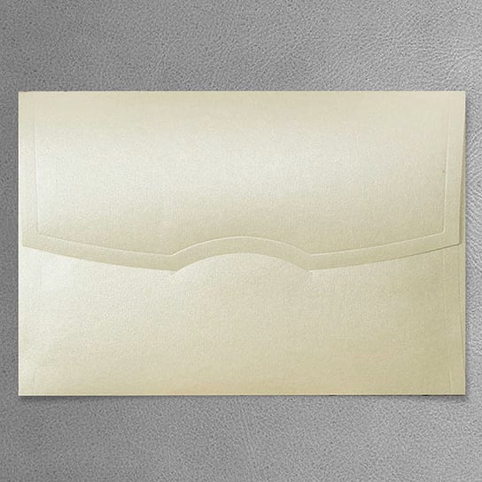 KOPERTA Z008 ecru metalizowana ozdobna (140x200mm) Forum Design Cards