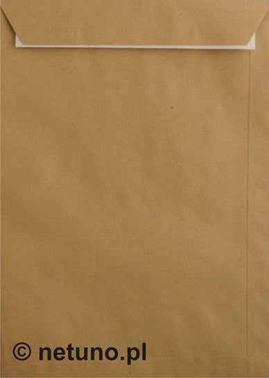 Koperty biurowe listowe B4 HK brązowe 250 szt. - koperty z paskiem do korespondencji prywatnej i biznesowej Netuno