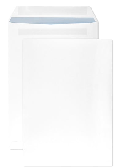 Koperty biurowe listowe C4 SK białe 250 szt. - koperty samoklejące na dokumenty świadectwa dyplomy Netuno