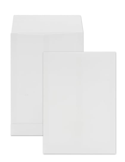 Koperty biurowe listowe rozszerzane C4 HK białe 50 szt. - koperty z paskiem na dokumenty do wysyłki Netuno