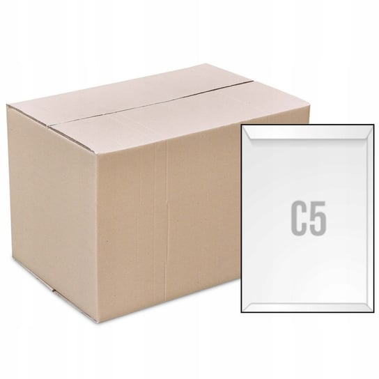 Koperty C5 Białe Nk Samoprzylepne Karton 500 Sztuk NC koperty