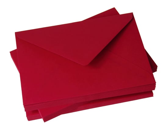 Koperty czerwone ciemne 100 g/m2 C6 10 szt. Shan