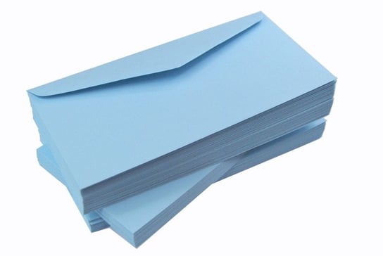 Koperty kolorowe niebieska pastelowa3 120g DL 10szt nr81 Shan
