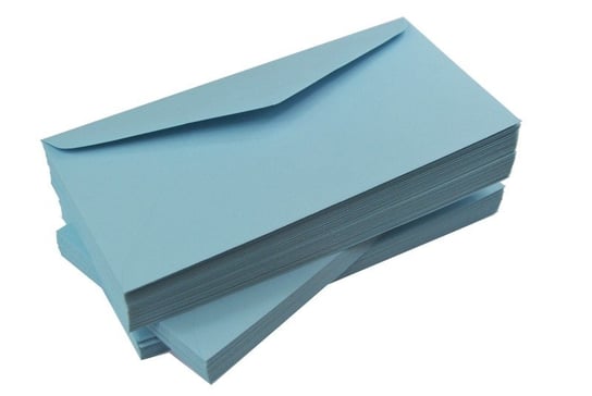 Koperty kolorowe niebieskie pastel 120g DL 10szt  nr 12 Shan