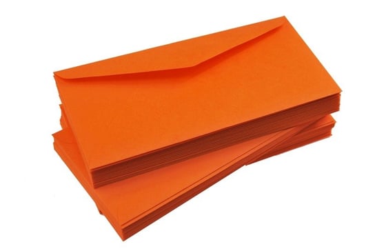 Koperty kolorowe pomarańczowe3 120 g/m2 DL 10szt nr 30 Mazak