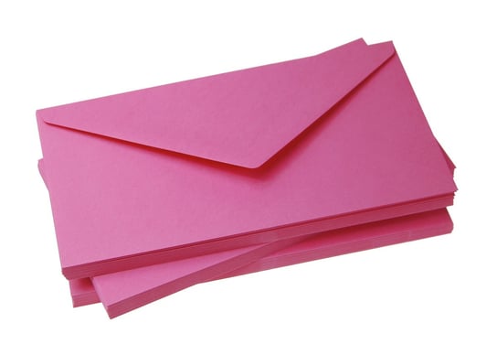 Koperty kolorowe różowe landrynkowe 120g DL 10szt nr 51 Shan