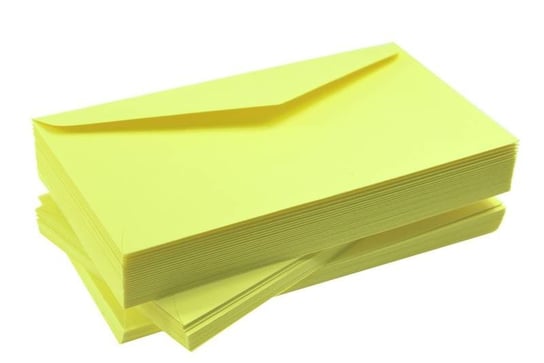 Koperty kolorowe żółte cytrynowe 100g DL 10szt nr 85 Mazak
