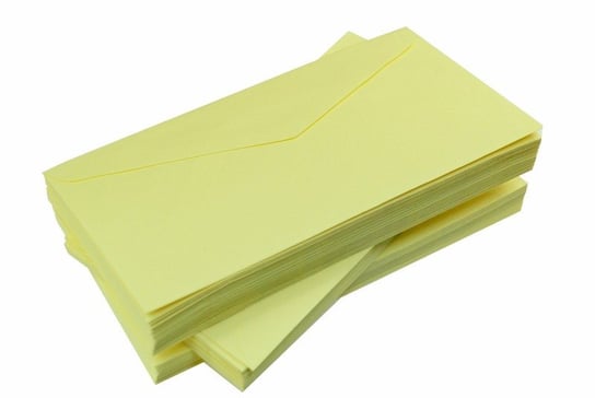 Koperty kolorowe  żółte pastelowe 80g  DL 10 szt nr 22 Mazak
