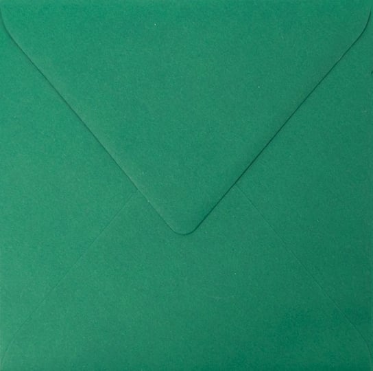 Koperty kwadratowe 15,3cm Burano c. zielone 500szt Burano