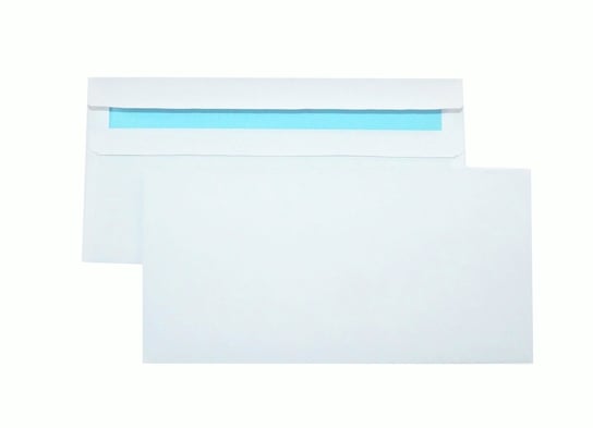 Koperty listowe biurowe zwykłe białe DL SK 100 szt Netuno