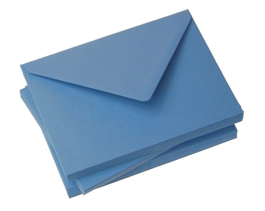 Koperty niebieski stalowy C6 120 g/m2 10 szt Shan