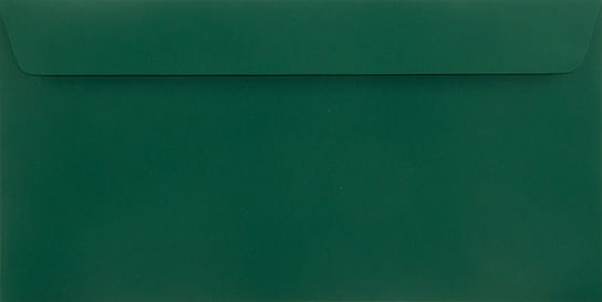 Koperty ozdobne aksamitnie gładkie DL HK zielone Plike Green 140g 25 szt. - na luksusowe zaproszenia na galę bankiet wesele Netuno