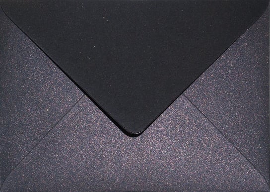 Koperty ozdobne B6 Aster czarne z drobinami 500szt Netuno