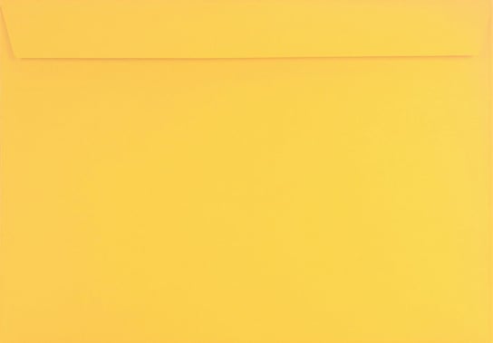 Koperty ozdobne gładkie C4 HK żółte Design  120g 25 szt. - na laurki zaproszenia urodzinowe przedszkolne Netuno