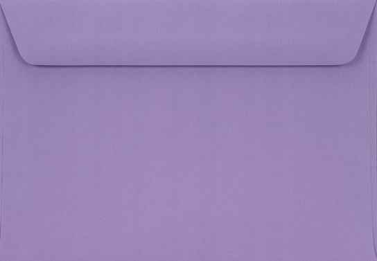 Koperty ozdobne gładkie C6 HK fioletowe Burano Violet 90g 25 szt. - do zaproszeń na bal przyjęcie dla dzieci Netuno