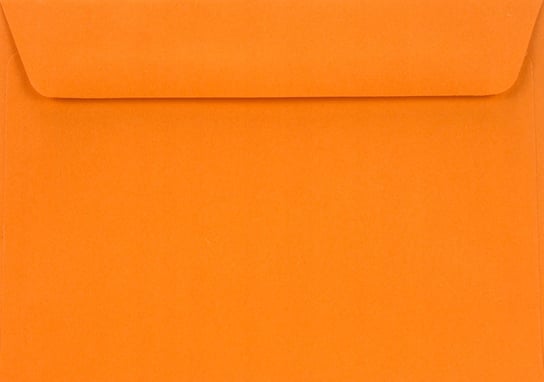 Koperty ozdobne gładkie C6 HK pomarańczowe Burano Arancio Trop 90g 25 szt. - na zaproszenia kartki vouchery laurki Netuno