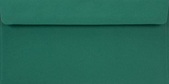 Koperty ozdobne gładkie DL HK butelkowa zieleń Burano English Green 90g 25 szt. - na zaproszenia w stylu boho laurki dla dzieci Burano