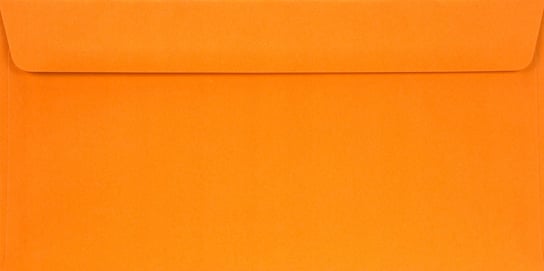Koperty ozdobne gładkie DL HK pomarańczowe Burano Arancio Trop 90g 25 szt. - na zaproszenia kartki vouchery laurki Netuno