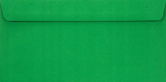 Koperty ozdobne gładkie DL HK zielone Burano Verde Bandiera 90g 25 szt. - na zaproszenia ślubne kartki okolicznościowe vouchery Netuno