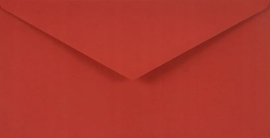 Koperty ozdobne gładkie DL NK czerwone Sirio Color Lampone 115g 25 szt. - na walentynki kartki bożonarodzeniowe laurki Netuno