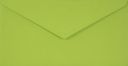 Koperty ozdobne gładkie DL NK j. zielone Sirio Color Lime 115g 25 szt. - na laurki dla dzieci zaproszenia kartki wiosenne Netuno