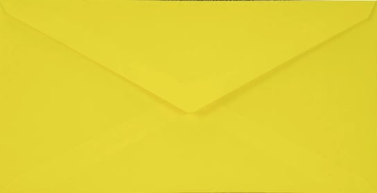 Koperty ozdobne gładkie DL NK żółte Sirio Color Limone 115g 25 szt. - na laurki zaproszenia urodzinowe przedszkolne Netuno